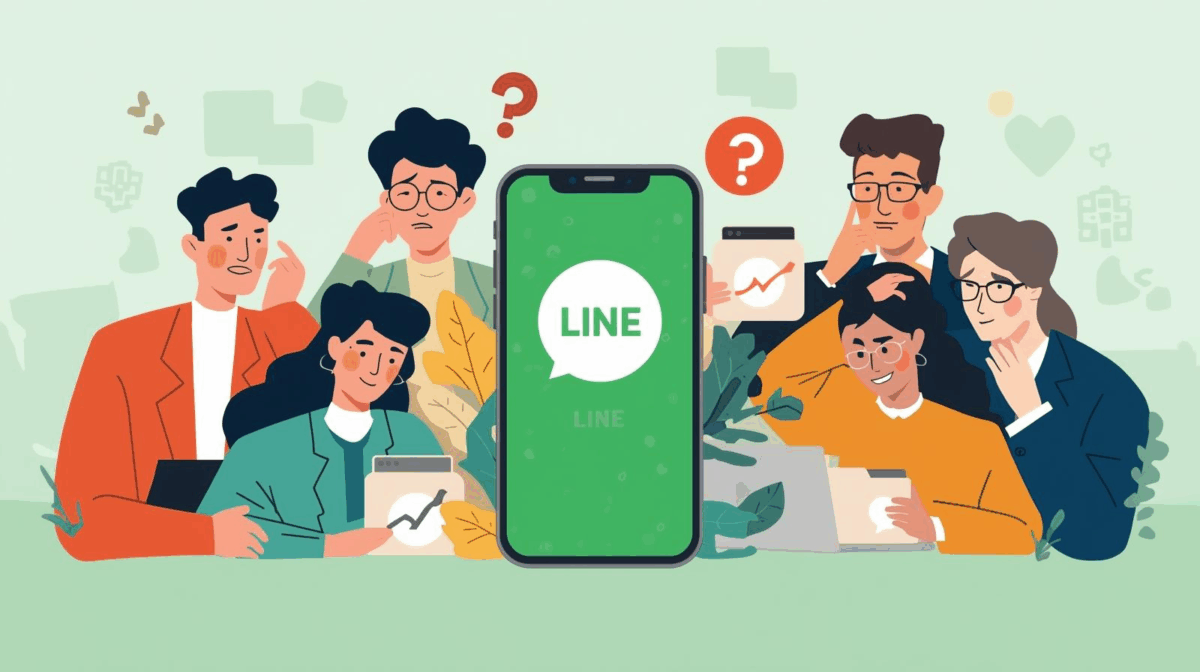 •	LINE公式アカウントの活用イメージ