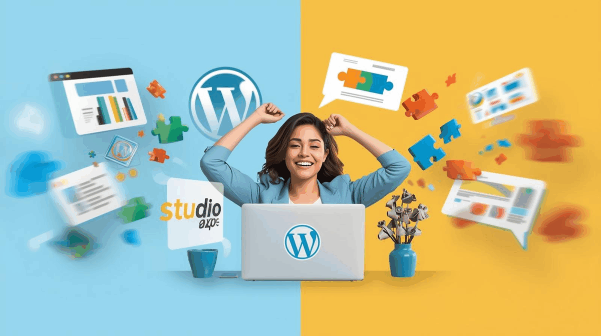 初心者がWebサイトを自作するイメージ