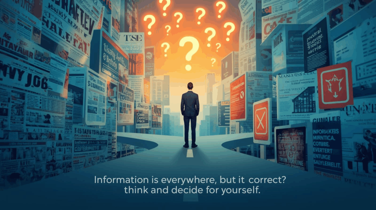 巷の謳い文句を鵜呑みにせず自分で考えて判断する重要性